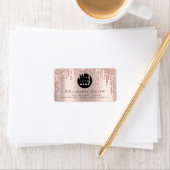 RSVPバラスパークリーグリッターメイクアップカスタムロゴ ラベル (インサイチュ)