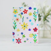 RSVPバーバルミツワー応答カード 出欠カード (スタンド正面)