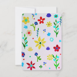 RSVPバーバルミツワー応答カード 出欠カード