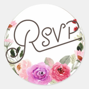 RSVPフローラシール ラウンドシール