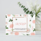 RSVPブライダルシャワーカード 出欠カード (スタンド正面)