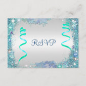 RSVPブルーザシーバースデーパーティー 出欠カード (裏面)