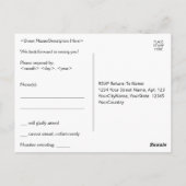 RSVPポストカードの消去 ポストカード (裏面)