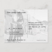 RSVPポストカードフラワーフィールド インビテーションポストカード (裏面)