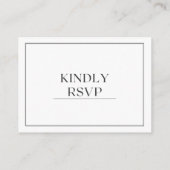 RSVPミニマルエンクモダンロージャカード エンクロージャーカード (裏面)