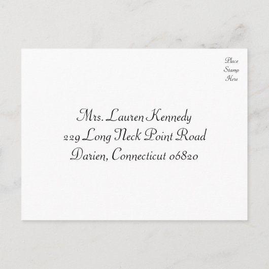 RSVPミントグリーン多肉性サボテン結婚の反応 インビテーションポストカード (裏面)