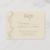 RSVPムエストラスペインの・デ・カリニョ・アン・ソブルシャンパーニュ エンクロージャーカード (裏面)