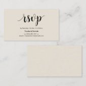 RSVPモダンオンライン エンクロージャーカード (正面/裏面)