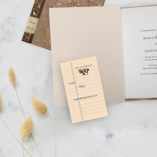 RSVPライブラリ期日カード 名刺