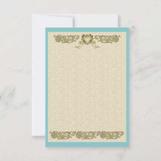 RSVPルネッサンスキューピッド 出欠カード (裏面)