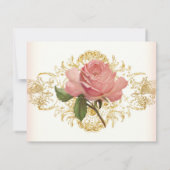 RSVPレスポンスパリジャンヴィンテージバラマナーハウス 出欠カード (裏面)