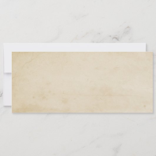 RSVP付ビンテージウエディングチケット招待状 招待状 (裏面)