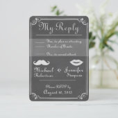 RSVP古ファッションドい 出欠カード (スタンド正面)