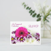 RSVP婚約/結婚のポストカード インビテーションポストカード (スタンド正面)