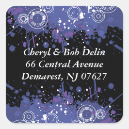 RSVP封筒のシール スクエアシール