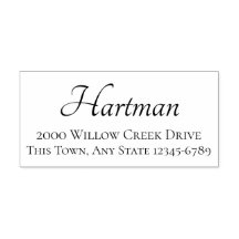 RSVP差出人住所スタンプ