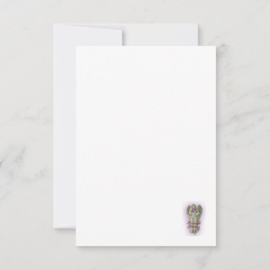 Rsvp応答カード白黒のダマスク 招待状 (裏面)