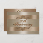 RSVP応答カード50周年記念 出欠カード (正面/裏面)