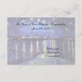 RSVP応答カード 出欠カード