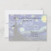 RSVP応答カード 出欠カード (正面)