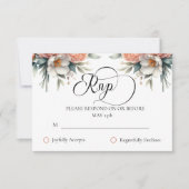 RSVP応答カード 出欠カード (正面)