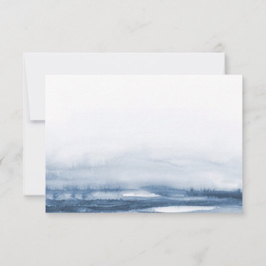 RSVP応答クラシックカード – Penobscot Bay Set 出欠カード (裏面)