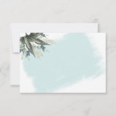 RSVP応答結婚カード 出欠カード (裏面)