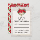 RSVP戻る 出欠カード (正面/裏面)