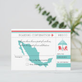 RSVP搭乗券メキシコへ 出欠カード (スタンド正面)