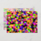 RSVP明るいと明きらめくるい《写真》ぼけ味パターン 出欠カード (正面/裏面)
