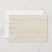 RSVP牡丹バラ素朴カントリーファームウッド 出欠カード (裏面)