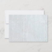 RSVP素朴のつるMason Jar結婚の 出欠カード (裏面)