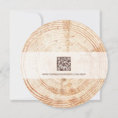 RSVP素朴のサ結婚イ結婚ルQRコード シーズンカード (裏面)