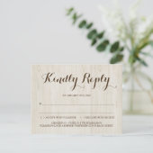 RSVP素朴ポストカード インビテーションポストカード (スタンド正面)