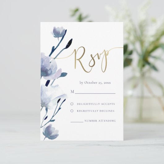 RSVP結婚の 出欠カード (スタンド正面)