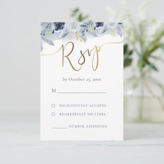 RSVP結婚の 出欠カード (スタンド正面)