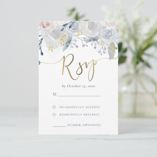 RSVP結婚の 出欠カード (スタンド正面)