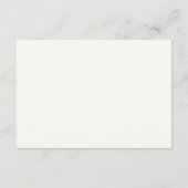 RSVP航海のフローラアーチ エンクロージャーカード (裏面)