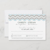 RSVP返信カード:: chevron1 3 出欠カード (裏面)