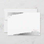 RSVP返信応答カード金銀色 出欠カード (裏面)