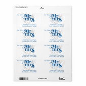 RSVP返品ラベル ラベル (フルシート)