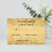 RSVP金ゴールドカード 出欠カード (スタンド正面)