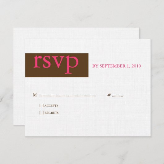 RSVP (正面/裏面)