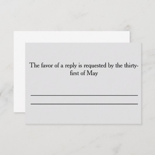 RSVP (正面/裏面)