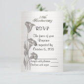 RSVP25結婚周年 招待状 (スタンド正面)
