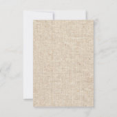 RSVP |のベビーの呼吸メーソンジャーの素朴な結婚式 (裏面)