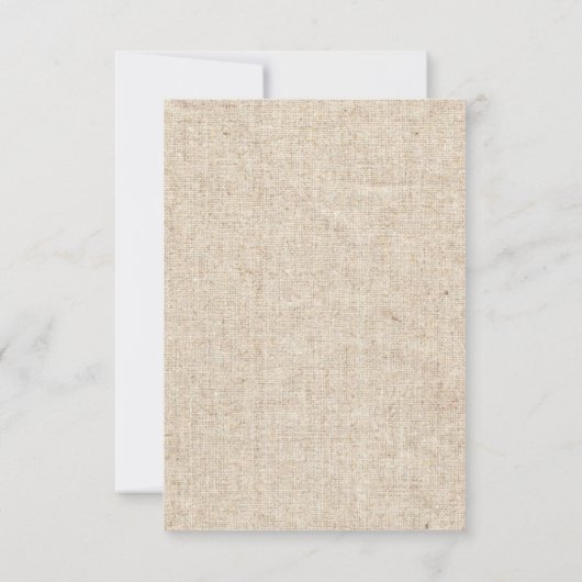 RSVP |のベビーの呼吸メーソンジャーの素朴な結婚式 (裏面)