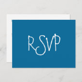 RSVP インビテーションポストカード (正面/裏面)