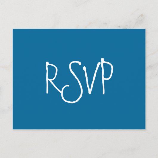RSVP インビテーションポストカード (正面)