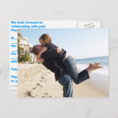 RSVP インビテーションポストカード (正面/裏面)